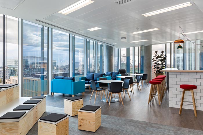 投資集團辦公室休息區裝修設計效果圖