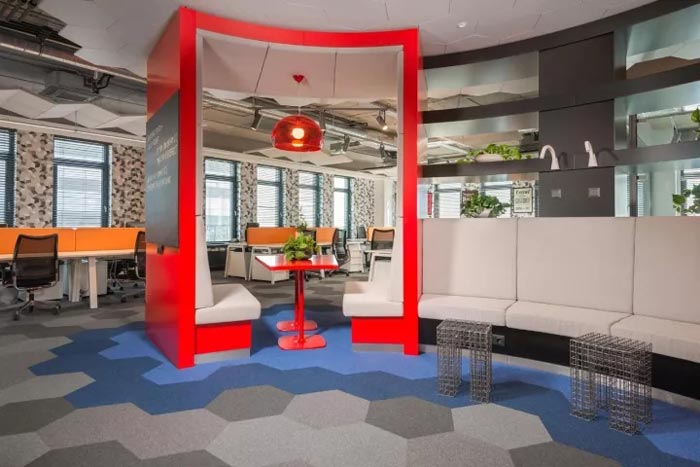 2500平方辦公室交流區裝修設計效果圖