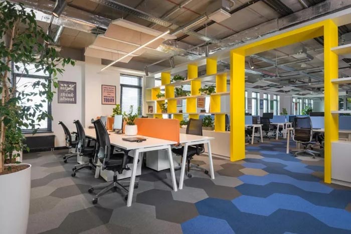 2500平方辦公室辦公區裝修設計效果圖