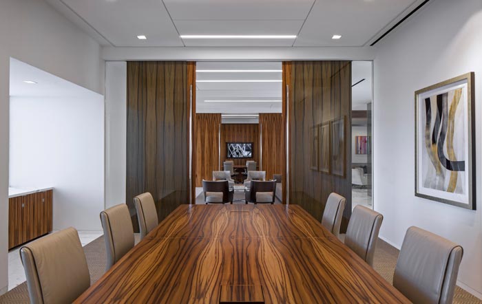 金融服務公司辦公室會議室裝修設計效果圖