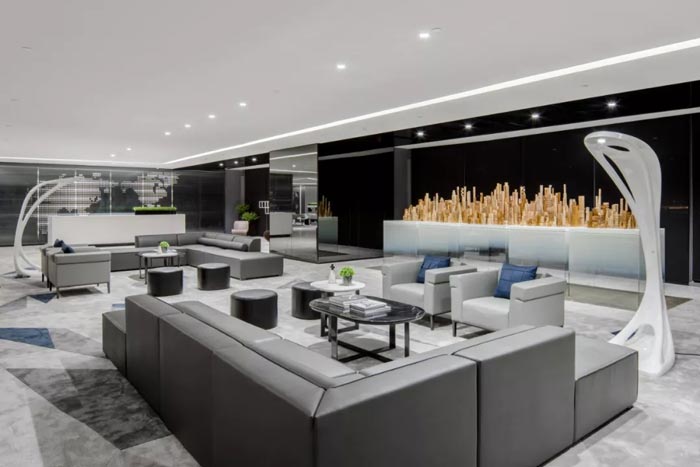 3000平方辦公樓接待區設計方案