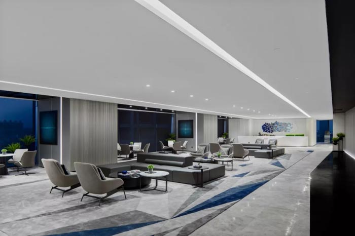 3000平方辦公樓接待區設計方案