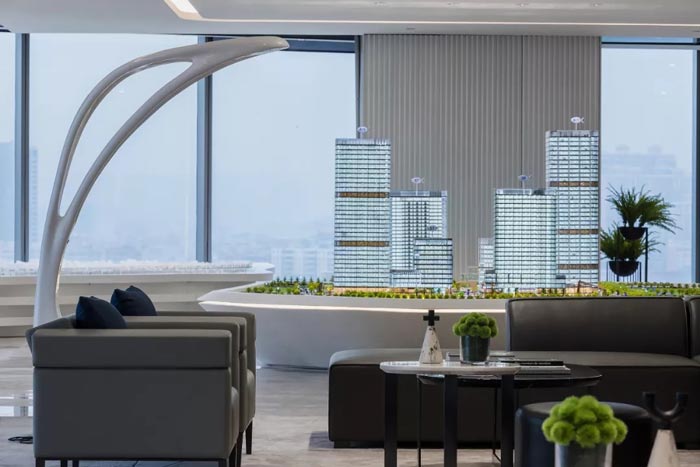 3000平方辦公樓接待區設計方案