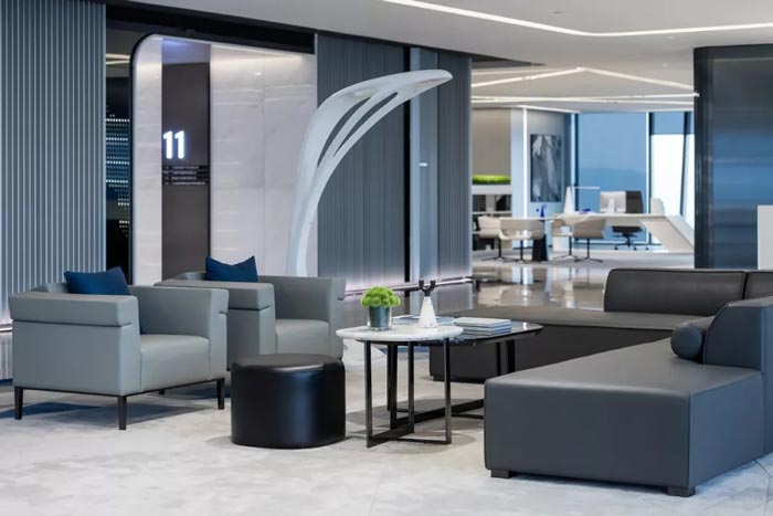 3000平方辦公樓接待區設計方案