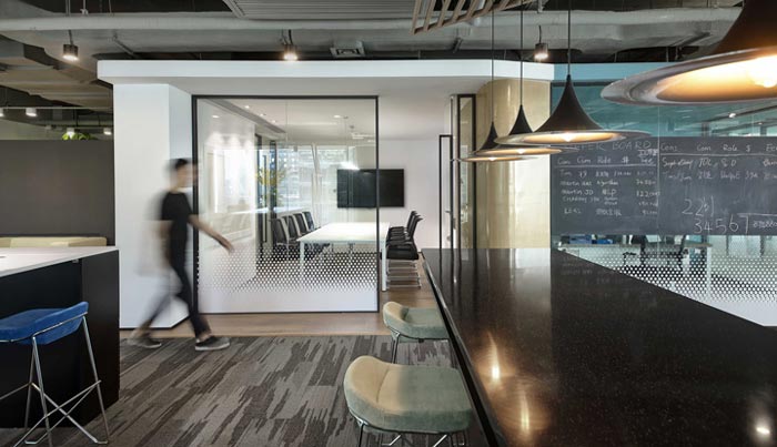 400平方辦公室入口設(shè)計方案