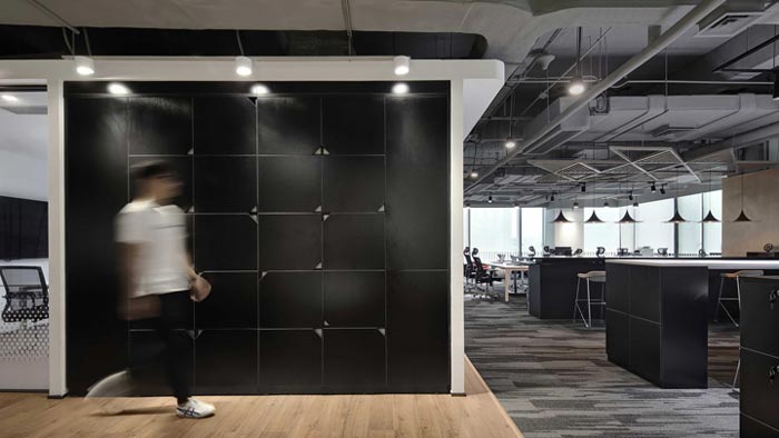 400平方辦公室過道設(shè)計方案