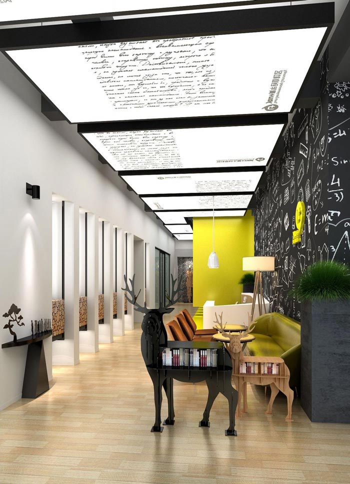 創(chuàng)業(yè)孵化器接待裝修設(shè)計效果圖