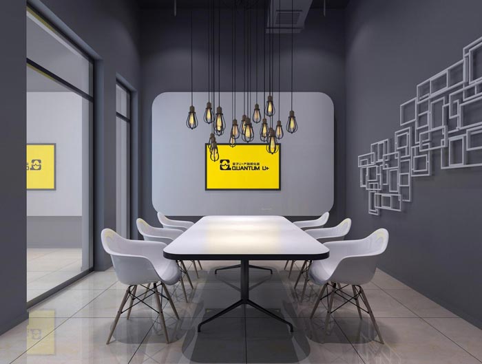 創(chuàng)業(yè)孵化器會議室裝修設(shè)計效果圖