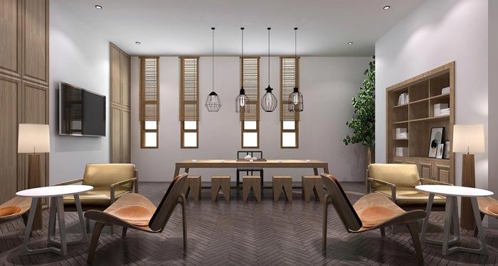 創(chuàng)業(yè)孵化器總經(jīng)理裝修設(shè)計效果圖