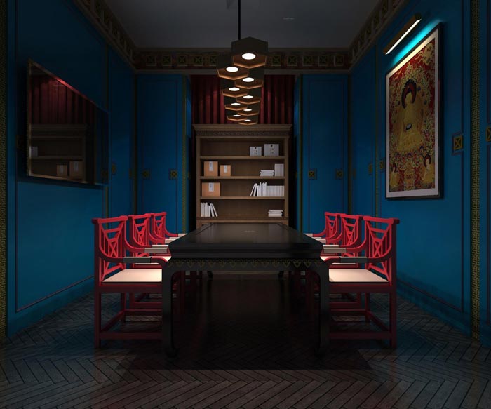 創(chuàng)業(yè)孵化器閱讀區(qū)裝修設(shè)計效果圖