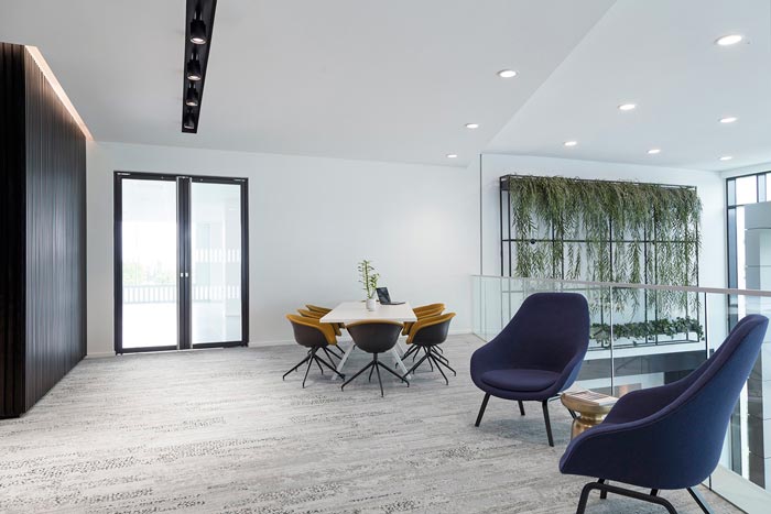 夾層樓辦公室交流區裝修設計效果圖