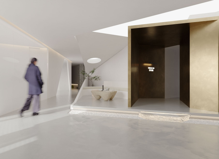 服裝公司奶油風(fēng)格辦公室設(shè)計(jì)